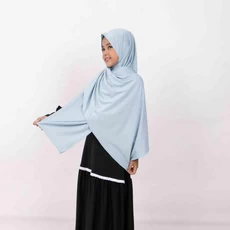 Pashmina Anak Warna Putih Kondangan Dropship