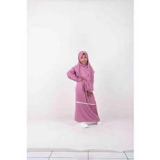 Gamis Levis Anak Perempuan Santri Umur 7 Tahun