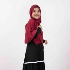 Pashmina Putih Anak Jumbo Terbaru