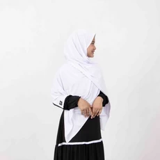 Jilbab Anak Pesantren Polos Terbaru