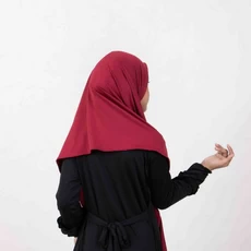 Kerudung Bergo Anak Polos Grosir