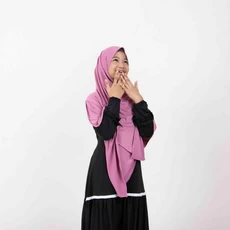 Jilbab Anak Warna Putih Kondangan Grosir