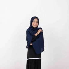 Jilbab Anak Warna Putih Panjang Reseller