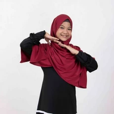 Jilbab Anak Warna Putih Panjang Terbaru