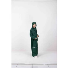 Gamis Anak Bahan Wolfis Syari Umur 10 Tahun