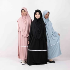 Gamis Anak Warna Navy Murah Grosir