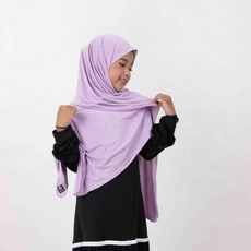 Pashmina Anak Sekolah Polos Dropship