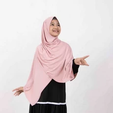 Pola Pashmina Anak Niqab Ecer