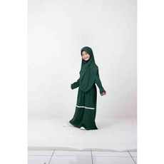 Baju Gamis Anak Niqab Umur 8 Tahun