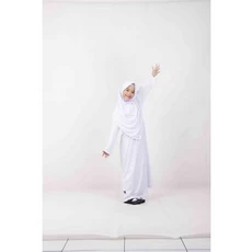 Gamis Anak Warna Putih Cadar Reseller