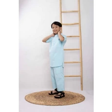 Koko Kurta Anak Kombinasi hitam Dropship