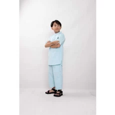 Model Baju Koko Anak Kombinasi santri 8 Tahun