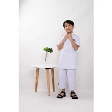 Model Koko Kurta Anak Kombinasi sunnah 12 Tahun