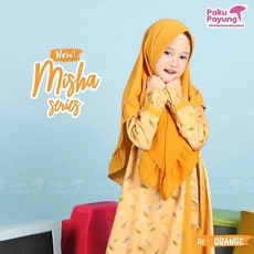 Gamis Anak Ity Crepe Muslim Syari Naura