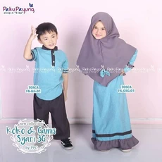 Gamis Anak Jersey Ori Terbaru 2023 Paku Payung