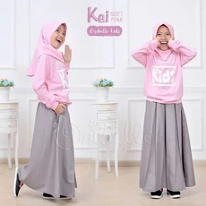 Gamis Anak Bordir Lucu Tanggung