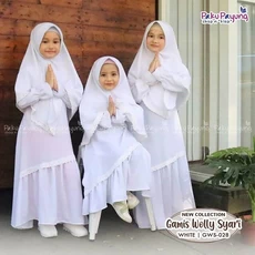 Gamis Anak Mouza Syari Lebaran Paku Payung