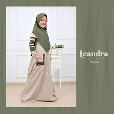 Gamis Jersey Putih Anak Modern Nubi