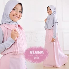 Gamis Putih Anak Murah Paku Payung