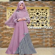 Gamis Anak Syari Muslimah Modern Cutetrik