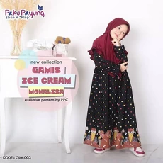 Gamis Toyobo Anak Lucu Naura