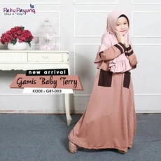 Gamis Anak Ori Naura Terbaru Dress Muslim Modern Aruwais