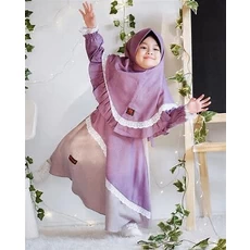 Baju Gamis Cadar Syari Anak Terbaru 2023 Tanggung