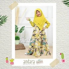 Set Gamis Anak Toyobo Lucu Naura