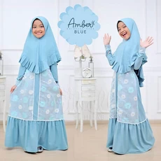 Baju Syari Gamis Anak Tanggung Murah Rabbani