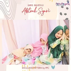 Gamis Anak Perempuan Kembaran Adik Kakak Lucu Naura