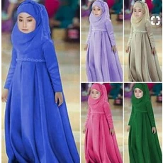 Gamis Dan Jilbab Anak Lebaran Naura