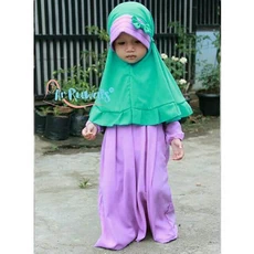 Gamis Anak Tanggung Katun Modern Tanggung