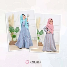 Gamis Anak Cewek Couple Nubi