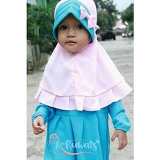 Gamis Anak Wolpis Syari Upright