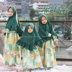 Gamis Set Anak Tanggung Terbaru Tanggung