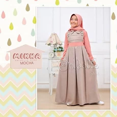 Gamis Anak 7 Tahun Warna Putih Terbaru Tanggung