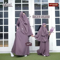 Gamis Anak Jersey Premium Pakaian Muslim Anak Perempuan Syari Naura