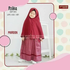 Gamis Syari Anak Putih Syari Nubi