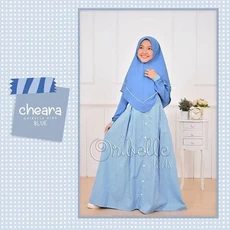 Set Gamis Syari Anak 12 Tahun Modern Tanggung