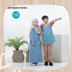 Baju Gamis Pakaian Muslim Anak Syari Tanggung