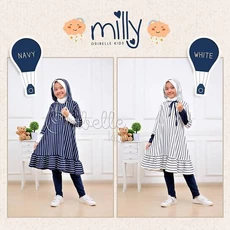 Gamis Afra Kids Pakaian Muslim Anak Perempuan Lucu Upright