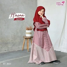 Gamis Anak Biru Terbaru 2023 Tanggung