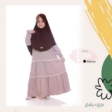 Gamis Anak Jilbab Panjang Modern Upright