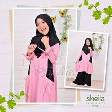 Gamis Anak Syari Polos Murah Naura