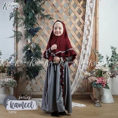 Gamis Kaos Anak Muslim Lebaran Nubi