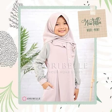 Gamis Polos Anak Perempuan Syari Upright