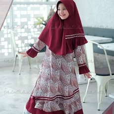 Gamis Syari Anakanak Terbaru 2023 Naura