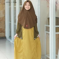 Baju Gamis Anak Syari Polos Rabbani