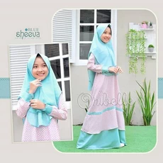 Gamis Jersey Anak Set 10 Tahun Polos Upright