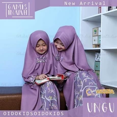 Gamis Polos Anak Terbaru 2023 Naura